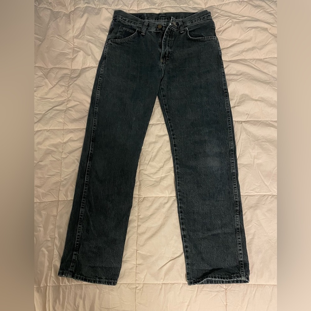 Wrangler grey/blue jeans 30x30 regular fit